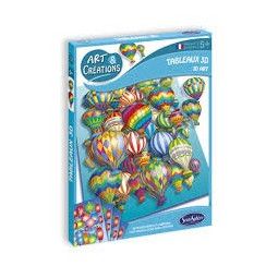 Art & Creation tableaux 3D montgolfieres et lampions