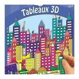 Art & Creation tableaux 3D manhattan Sentosphere Ikaipaka jeux