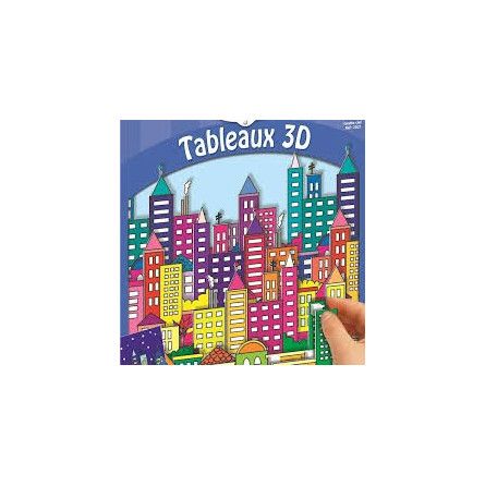 Art & Creation tableaux 3D manhattan Sentosphere Ikaipaka jeux