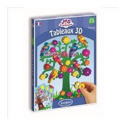 Art & Creation tableaux 3D perroquets et hiboux Sentosphere