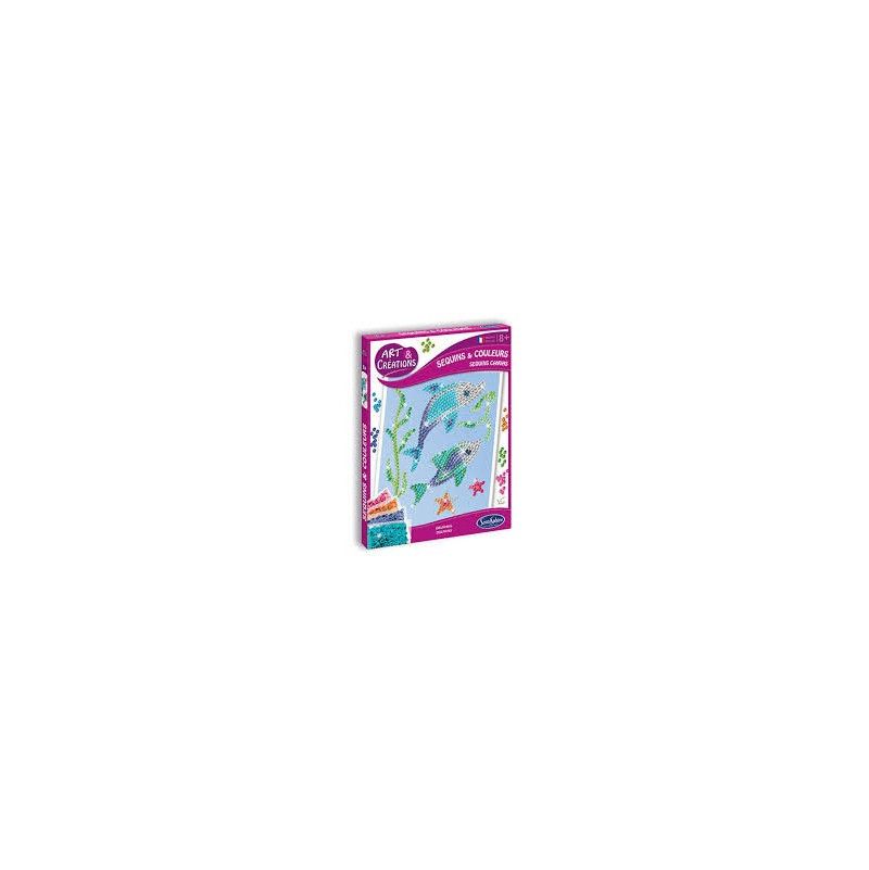 Art & Créations SEQUINS & COLOURS - DAUPHINS Sentosphere
