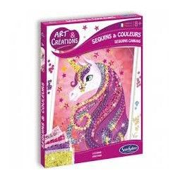 Art & Créations SEQUINS & COLOURS - LICORNE Sentosphere