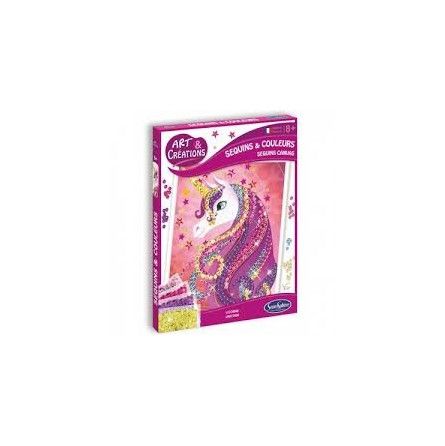 Art & Créations SEQUINS & COLOURS - LICORNE Sentosphere