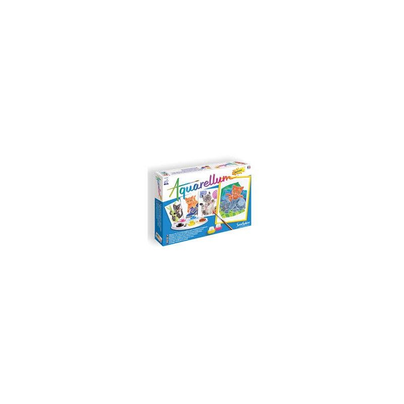 AQUARELLUM JUNIOR CHATONS Sentosphere Ikaipaka jeux & jouets