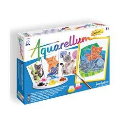 AQUARELLUM JUNIOR CHATONS Sentosphere Ikaipaka jeux & jouets