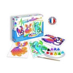 AQUARELLUM LICORNES ET PEGASES Sentosphere Ikaipaka jeux &