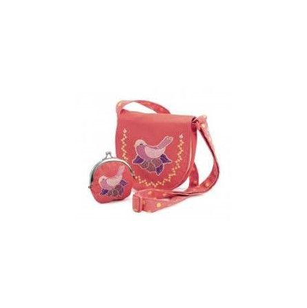 Jeux d'imitation - Coquetteries Sac et porte monnaie oiseau - IkaIpaka Royan