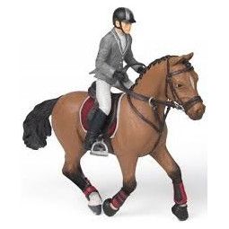 Cheval de concours et son cavalier Papo Papo Ikaipaka jeux &