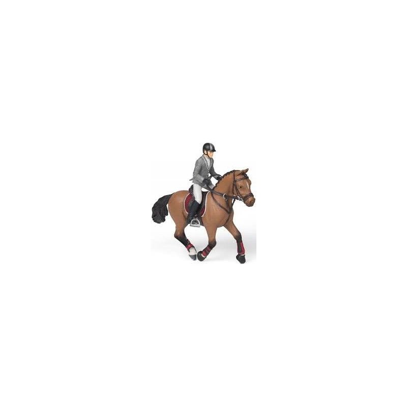 Cheval de concours et son cavalier Papo Papo Ikaipaka jeux &