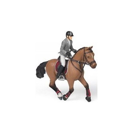 Cheval de concours et son cavalier Papo Papo Ikaipaka jeux &