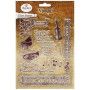 Tampon clair vintage musique clear stamps - IkaIpaka Royan