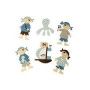 Miniature en bois Enfants pirates - IkaIpaka Royan