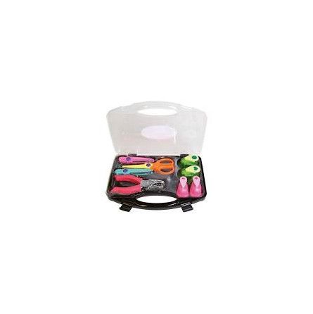 Valise perforatrices et ciseaux fantaisies Artemio Ikaipaka