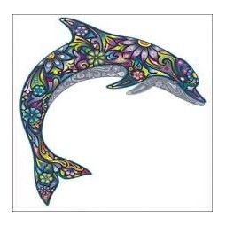 Decalco textile dauphins - IkaIpaka Royan