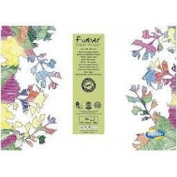 Bloc papier A3 30 feuilles blanches  Ikaipaka jeux & jouets