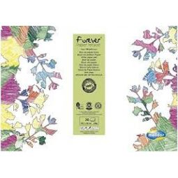 Bloc papier A3 30 feuilles blanches  Ikaipaka jeux & jouets