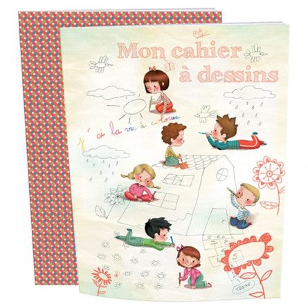 Cahier à dessins, Dis moi .... A4 - 32 pages - IkaIpaka Royan
