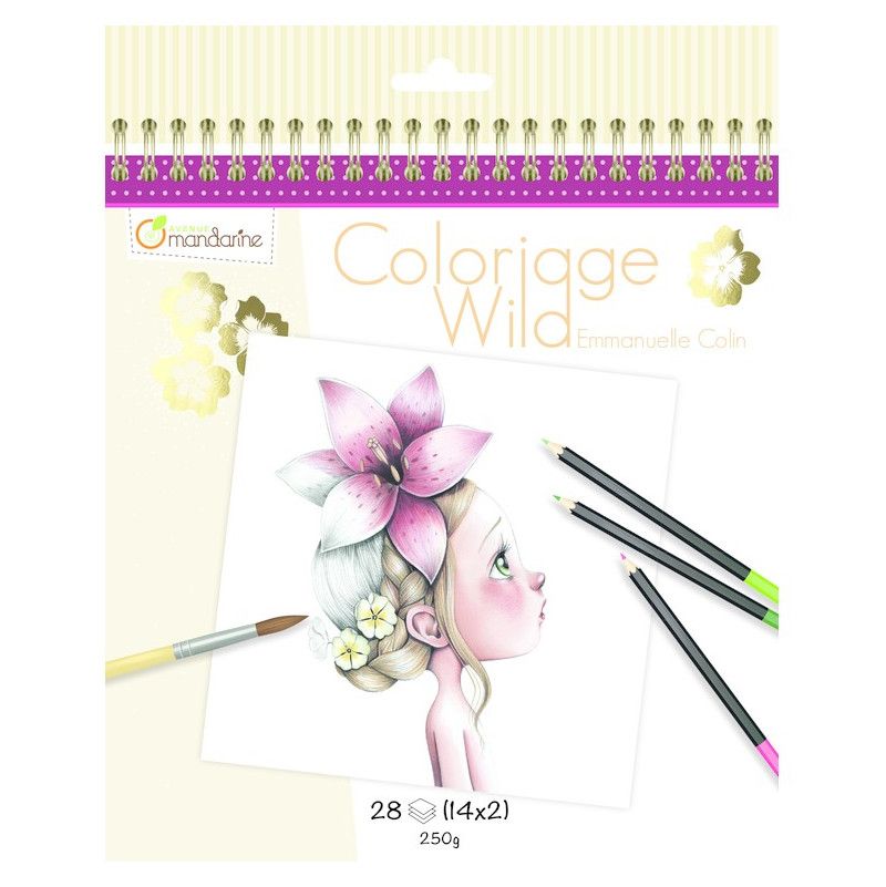 Carnet de Coloriage Wild - IkaIpaka Royan
