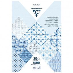 Bloc Papier Shibori A4 20 feuilles  Ikaipaka jeux & jouets Royan