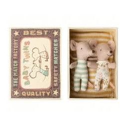 Baby mice, Twins in box souris maileg Maileg Ikaipaka jeux &