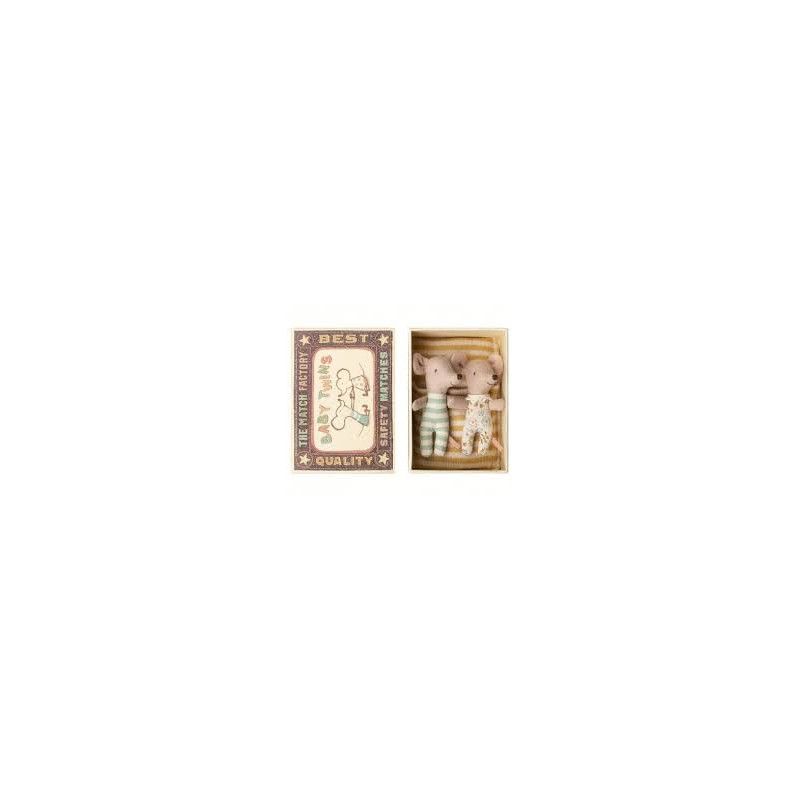 Baby mice, Twins in box souris maileg Maileg Ikaipaka jeux &