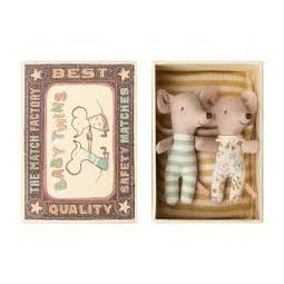 Baby mice, Twins in box souris maileg Maileg Ikaipaka jeux &