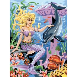 Peinture par N° Débutant - La Sirène - IkaIpaka Royan