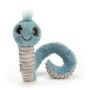 Wiggly Worm Blue vers de terre Jellycat Ikaipaka jeux & jouets