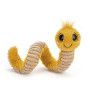 Wiggly Worm Yellow vers de terre Jellycat Ikaipaka jeux &