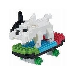 Nanoblock Skateboarding dog - IkaIpaka Royan