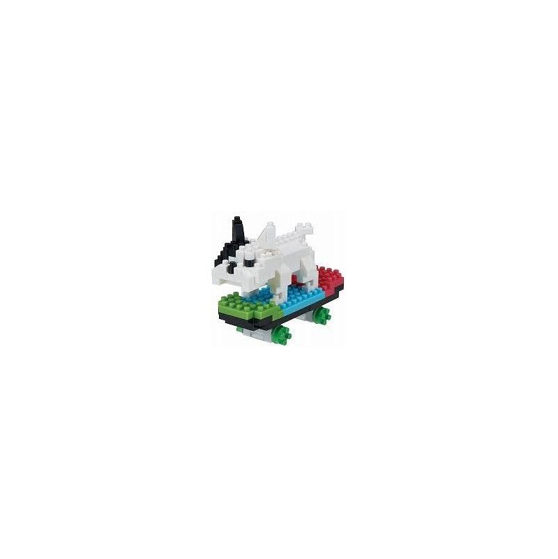 Nanoblock Skateboarding dog - IkaIpaka Royan