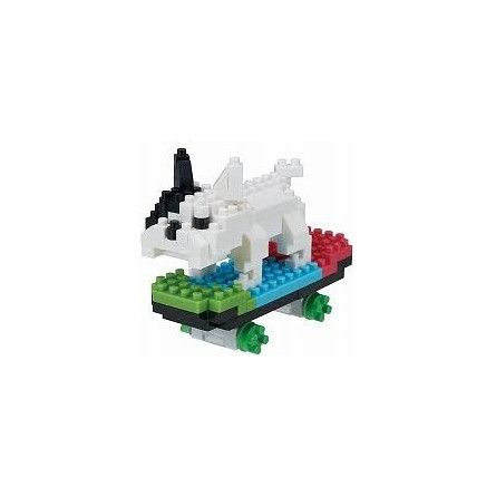 Nanoblock Skateboarding dog - IkaIpaka Royan