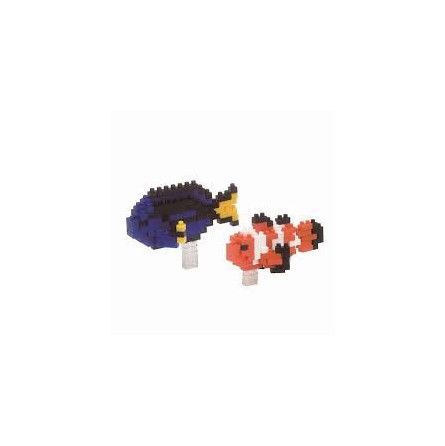 Nanoblock Clownfish & Palette Surgeonfish - IkaIpaka Royan