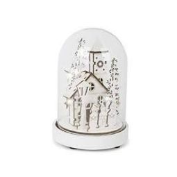 Cloche lumineuse Village enneigé - IkaIpaka Royan
