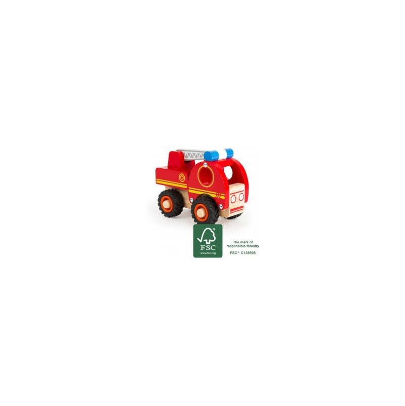 Voiture bois Camion de pompiers Legler Ikaipaka jeux & jouets