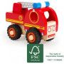 Voiture bois Camion de pompiers Legler Ikaipaka jeux & jouets