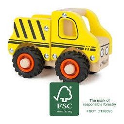 Voiture bois Camion de chantier Legler Ikaipaka jeux & jouets