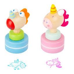 Tampons licorne Luna et dragon Merlin - IkaIpaka Royan