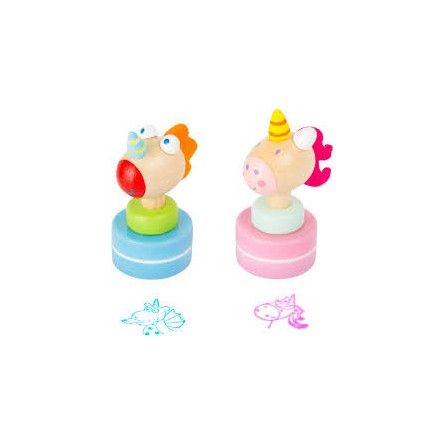 Tampons licorne Luna et dragon Merlin - IkaIpaka Royan