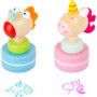 Tampons licorne Luna et dragon Merlin - IkaIpaka Royan