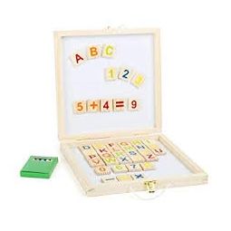 Coffret-tableau Lettres+Chiffres, aimantés - IkaIpaka Royan