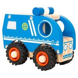 Voiture bois Fourgon de police Legler Ikaipaka jeux & jouets