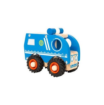 Voiture bois Fourgon de police Legler Ikaipaka jeux & jouets