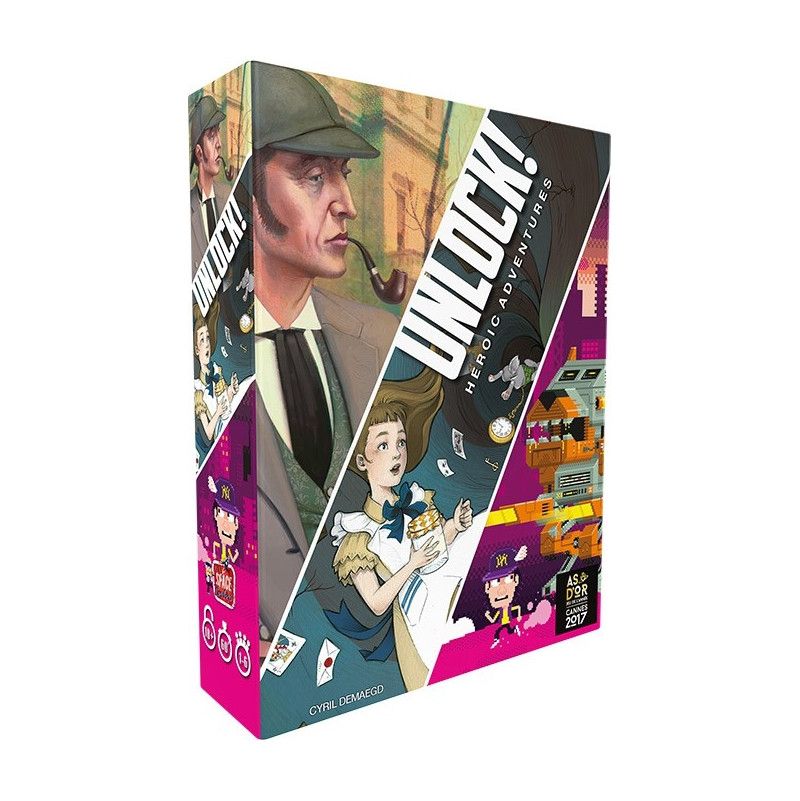 Unlock! 5 Heroic Adventures Asmodee Ikaipaka jeux & jouets Royan