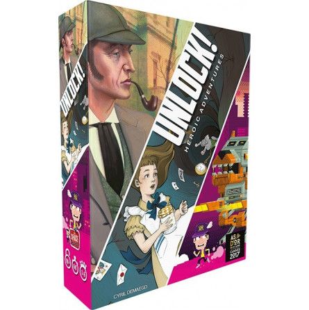 Unlock! 5 Heroic Adventures Asmodee Ikaipaka jeux & jouets Royan