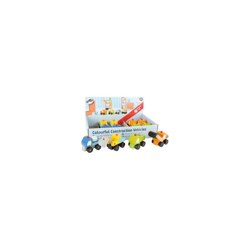 Voiture miniature bois chantier Legler Ikaipaka jeux & jouets
