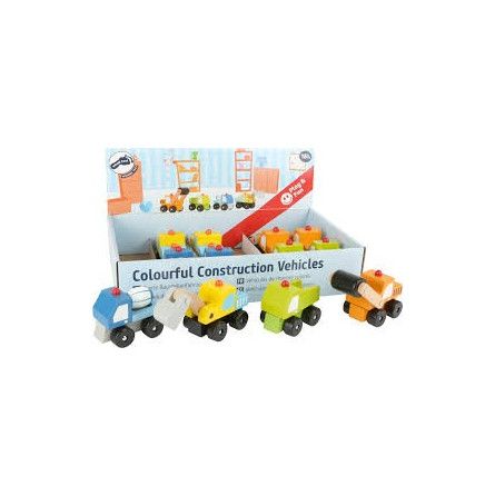 Voiture miniature bois chantier Legler Ikaipaka jeux & jouets