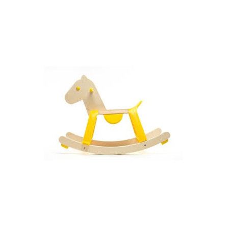 Cheval à bascule Yellow rock'it! Djeco Ikaipaka jeux & jouets
