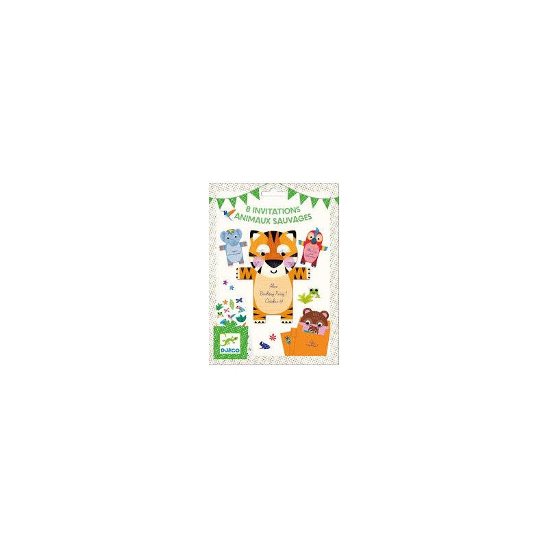 Fêtes - Anniversaires Cartes d'invitation Animaux - IkaIpaka Royan