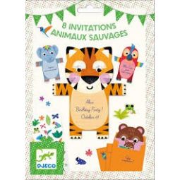 Fêtes - Anniversaires Cartes d'invitation Animaux - IkaIpaka Royan